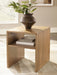 Signature Design Rich Brown Rectangular End Table