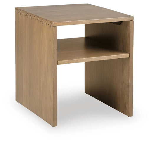 Signature Design Rich Brown Rectangular End Table