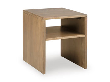 Signature Design Rich Brown Rectangular End Table