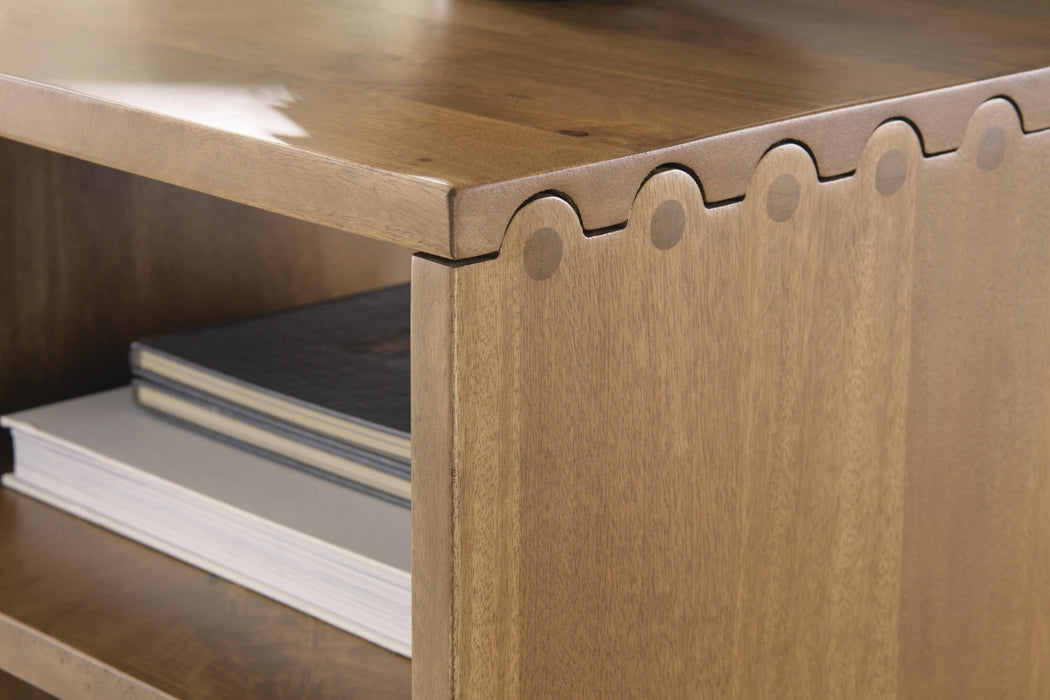 Signature Design Rich Brown Rectangular End Table