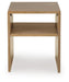 Signature Design Rich Brown Rectangular End Table