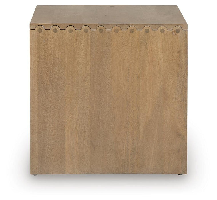 Signature Design Rich Brown Rectangular End Table