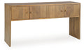 Signature Design Rich Brown Console
