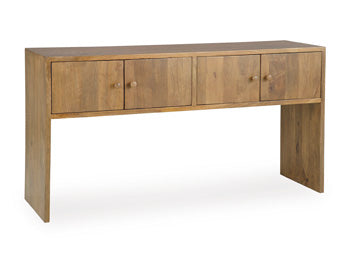 Signature Design Rich Brown Console