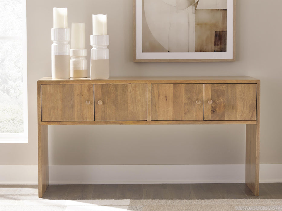 Signature Design Rich Brown Console