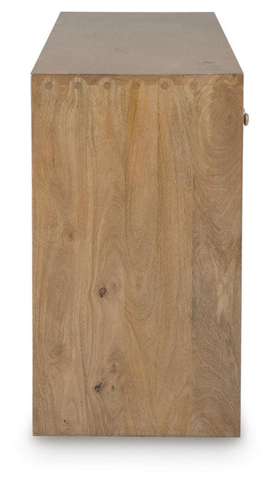 Signature Design Rich Brown Console