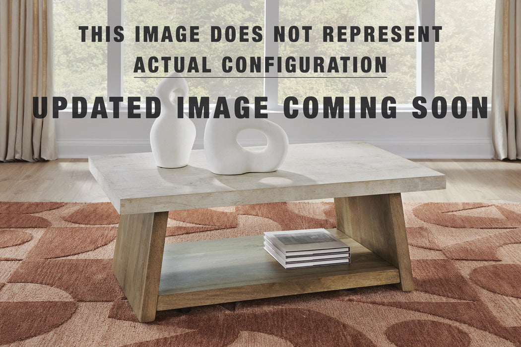 Signature Design Light Brown Square End Table