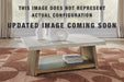 Signature Design Light Brown Square End Table