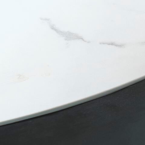 Signature Design Black Round End Table