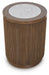 Signature Design Brown Round End Table