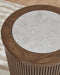Signature Design Brown Round End Table
