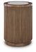 Signature Design Brown Round End Table