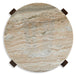 Signature Design Warm Brown Round End Table