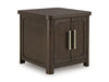 Signature Design Dark Brown Rectangular End Table
