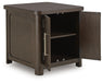 Signature Design Dark Brown Rectangular End Table