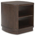 Signature Design Dark Brown Square End Table