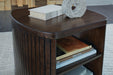 Signature Design Dark Brown Square End Table
