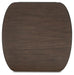 Signature Design Dark Brown Square End Table