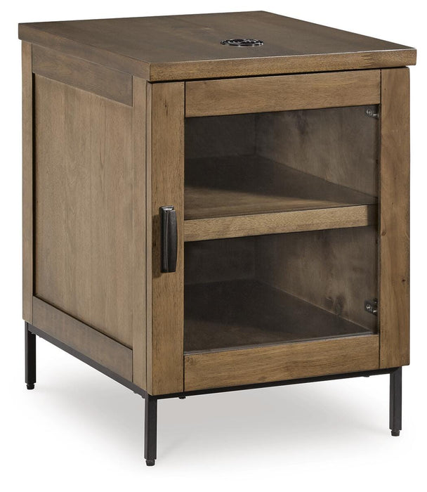 Signature Design Brown Chair Side End Table