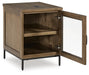 Signature Design Brown Chair Side End Table