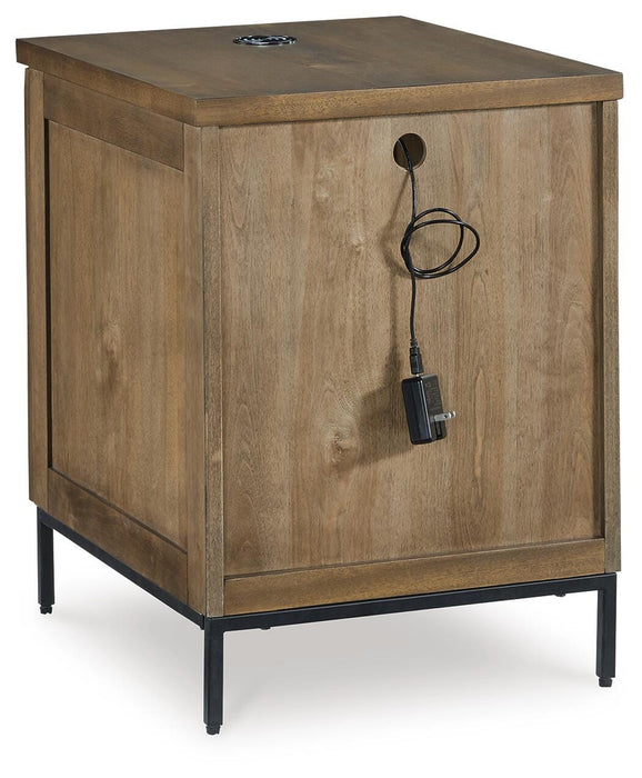 Signature Design Brown Chair Side End Table