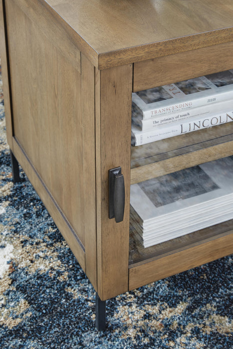 Signature Design Brown Chair Side End Table