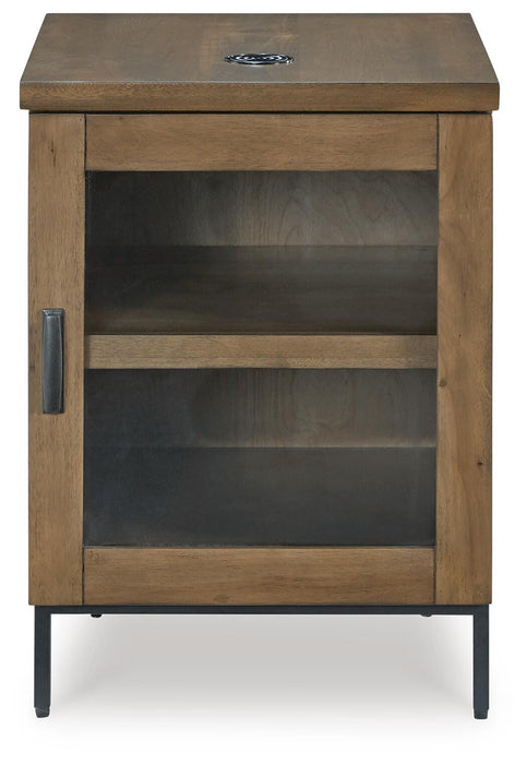 Signature Design Brown Chair Side End Table
