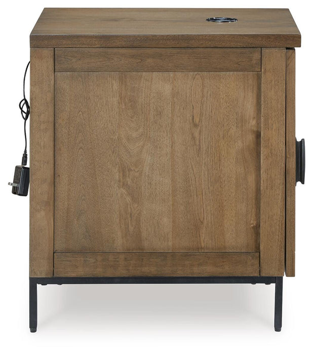 Signature Design Brown Chair Side End Table
