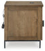 Signature Design Brown Chair Side End Table