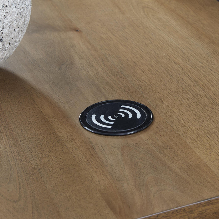 Signature Design Brown Chair Side End Table