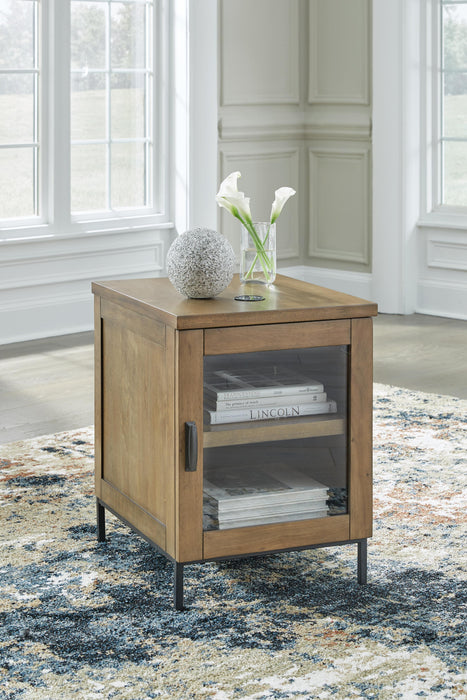 Signature Design Brown Chair Side End Table