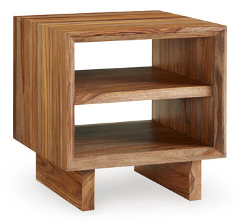 Signature Design Brown Square End Table