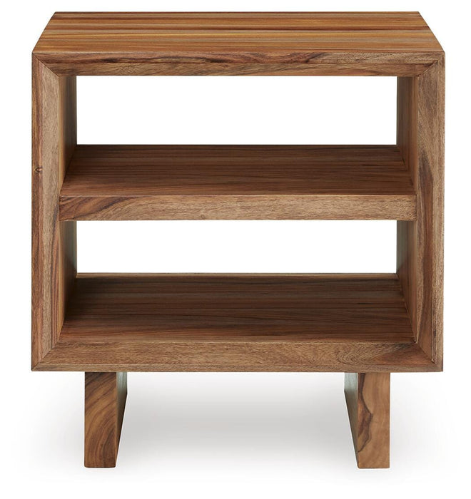 Signature Design Brown Square End Table