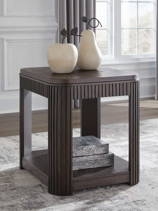 Signature Design Warm Brown Rectangular End Table