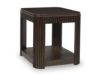 Signature Design Warm Brown Rectangular End Table