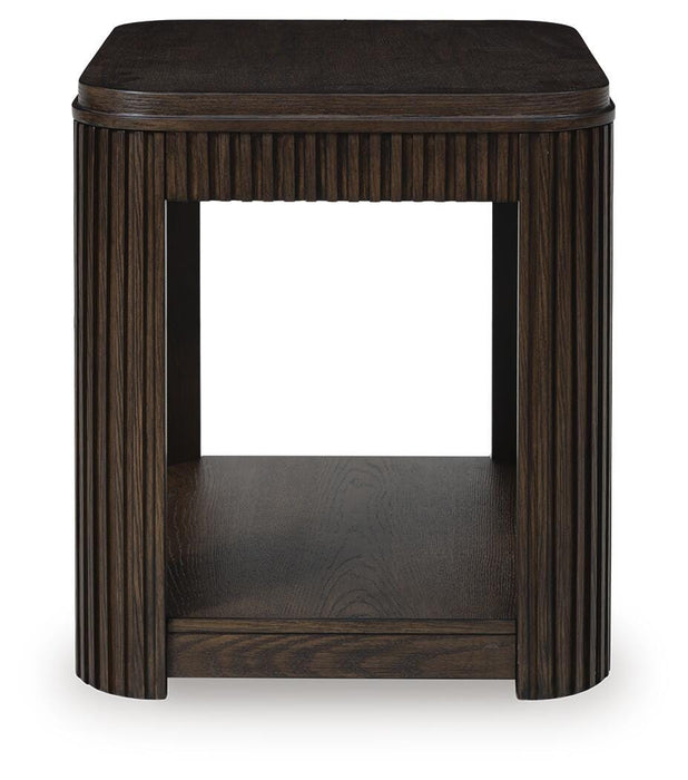 Signature Design Warm Brown Rectangular End Table