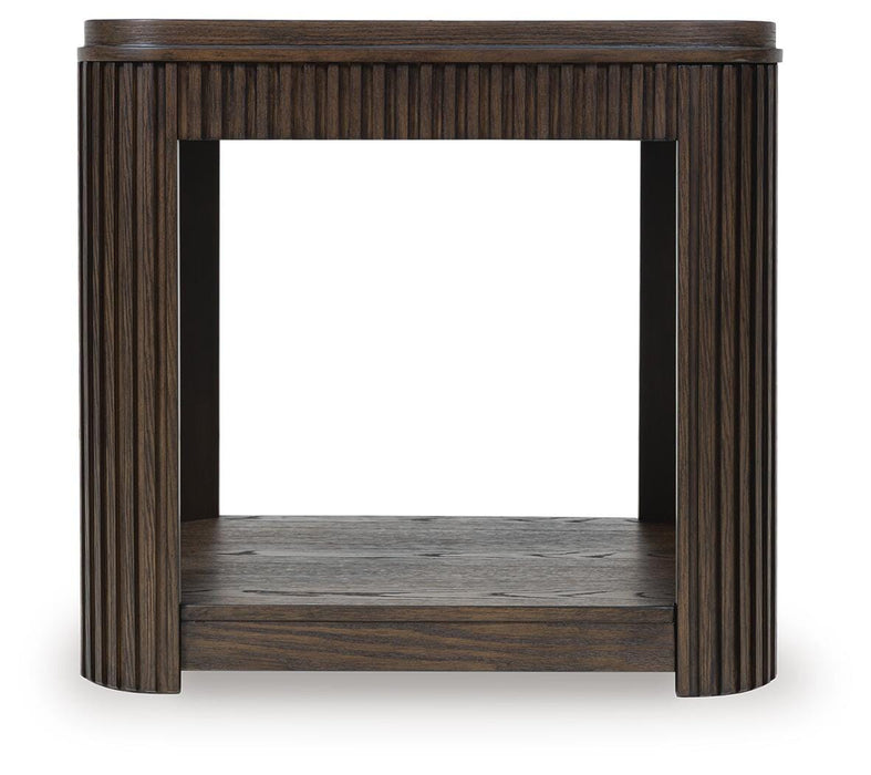 Signature Design Warm Brown Rectangular End Table