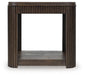 Signature Design Warm Brown Rectangular End Table