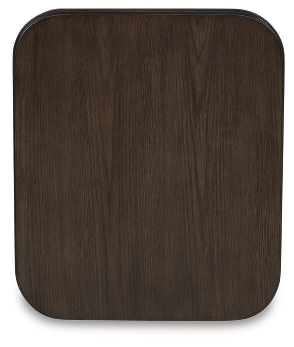 Signature Design Warm Brown Rectangular End Table