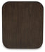 Signature Design Warm Brown Rectangular End Table