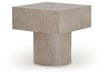 Signature Design Light Grayish Brown Square End Table
