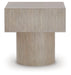Signature Design Light Grayish Brown Square End Table
