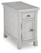 Signature Design Antique White Chair Side End Table