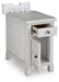 Signature Design Antique White Chair Side End Table