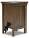 Signature Design Grayish Brown Chair Side End Table