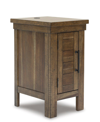 Signature Design Grayish Brown Chair Side End Table
