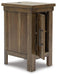 Signature Design Grayish Brown Chair Side End Table