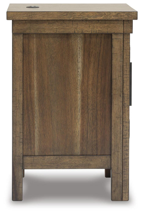 Signature Design Grayish Brown Chair Side End Table