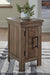 Signature Design Grayish Brown Chair Side End Table