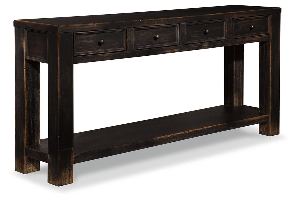 Signature Design Black Sofa Table